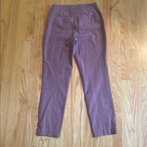a new day Purple Checkered trousers - Picture 4 of 5